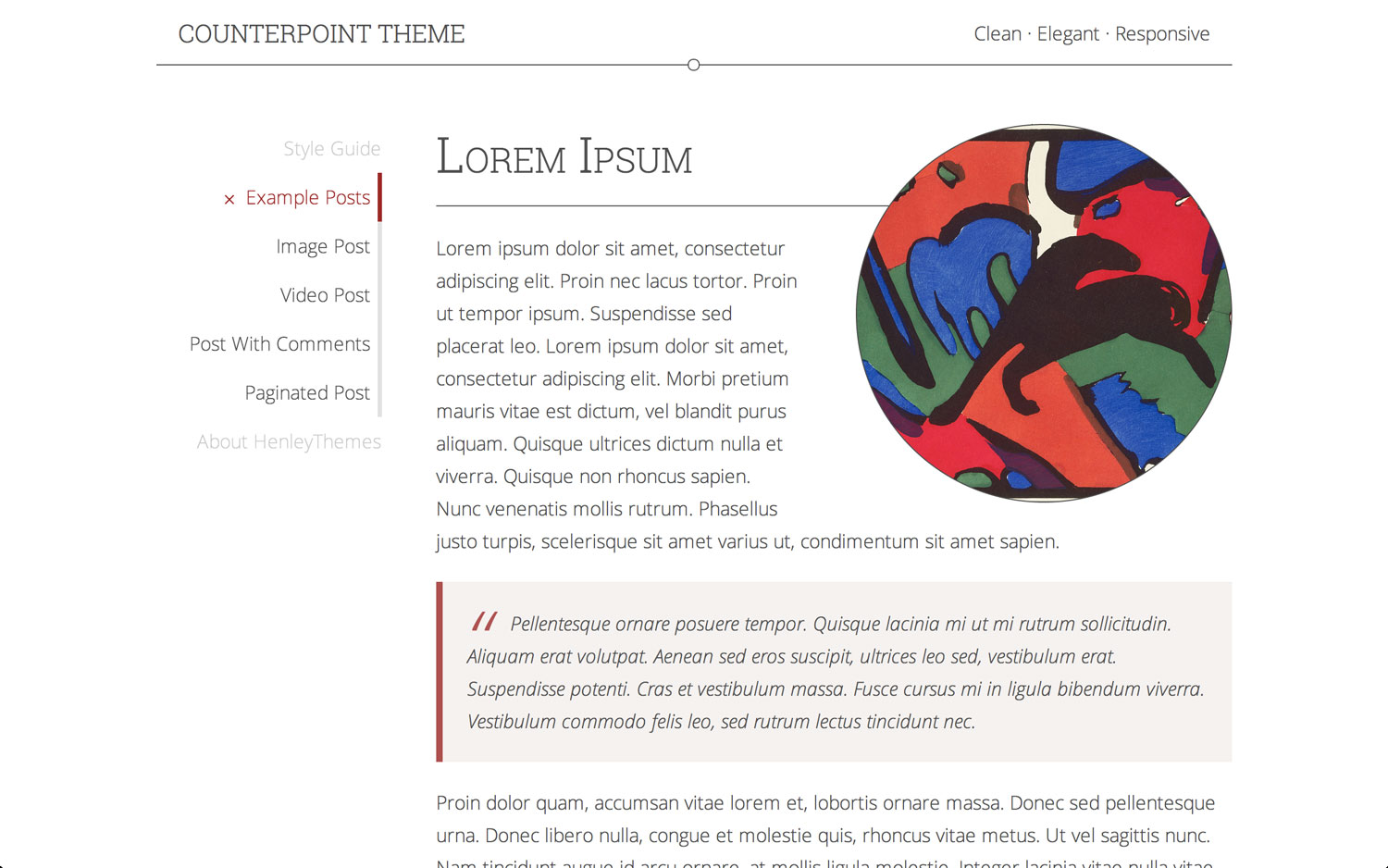 Counterpoint - A Theme for WordPress